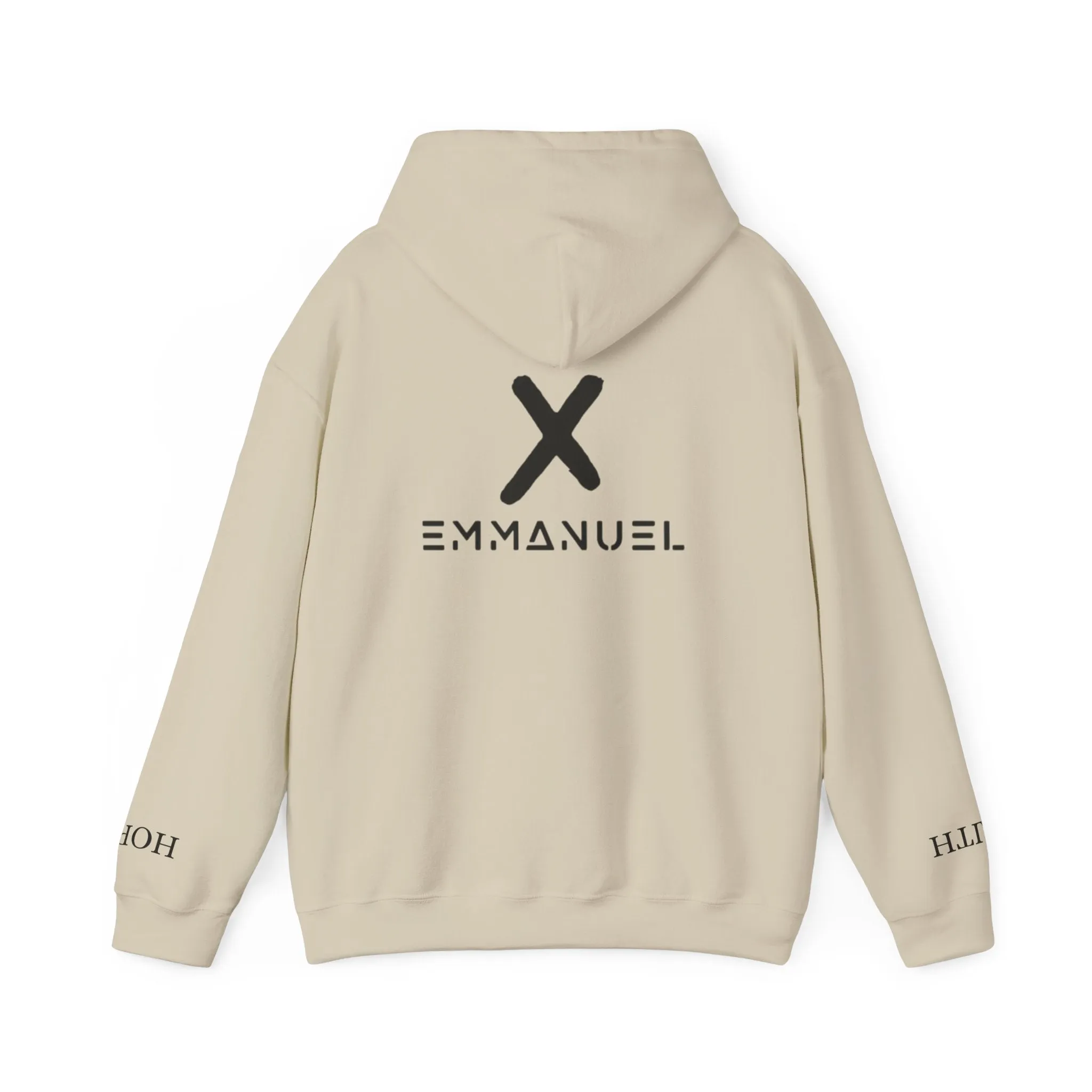 Emmanuel Unisex Heavy Blend™ Hoodie - Minimalist Design for Comfort and Style