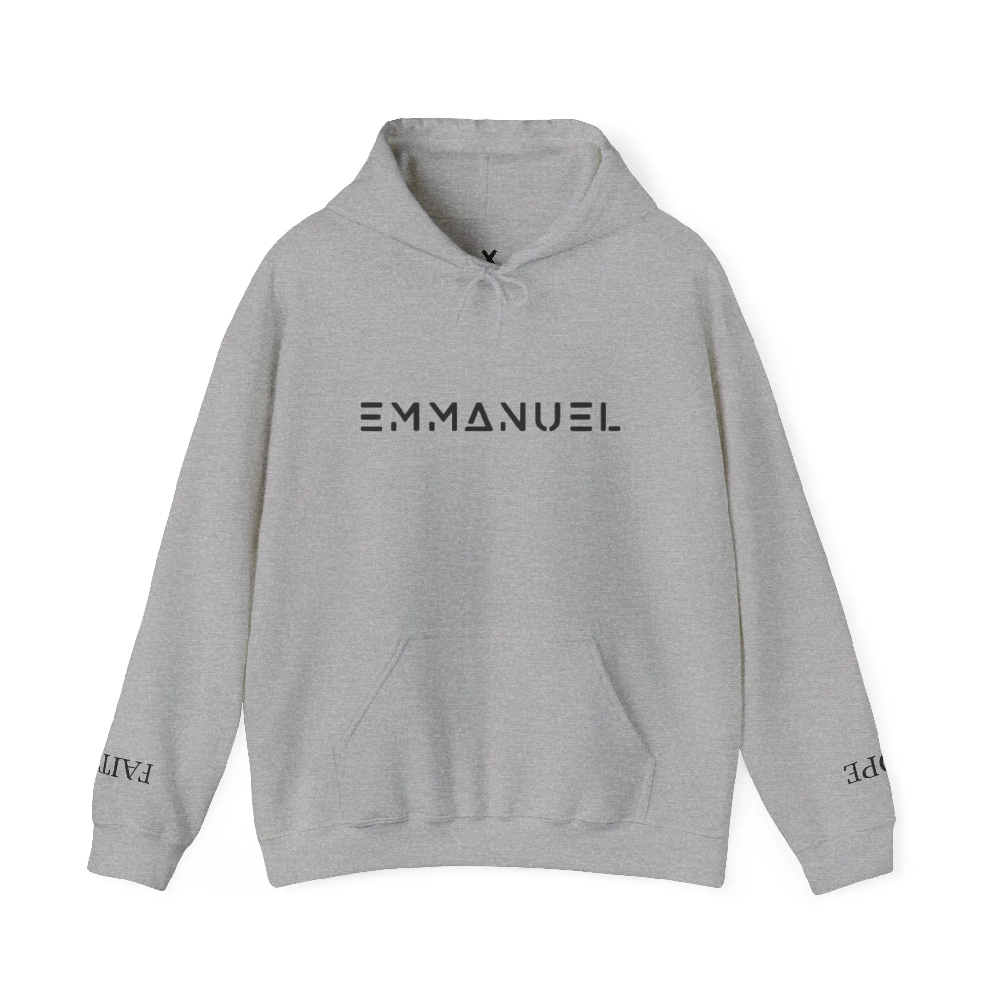Emmanuel Unisex Heavy Blend™ Hoodie - Minimalist Design for Comfort and Style