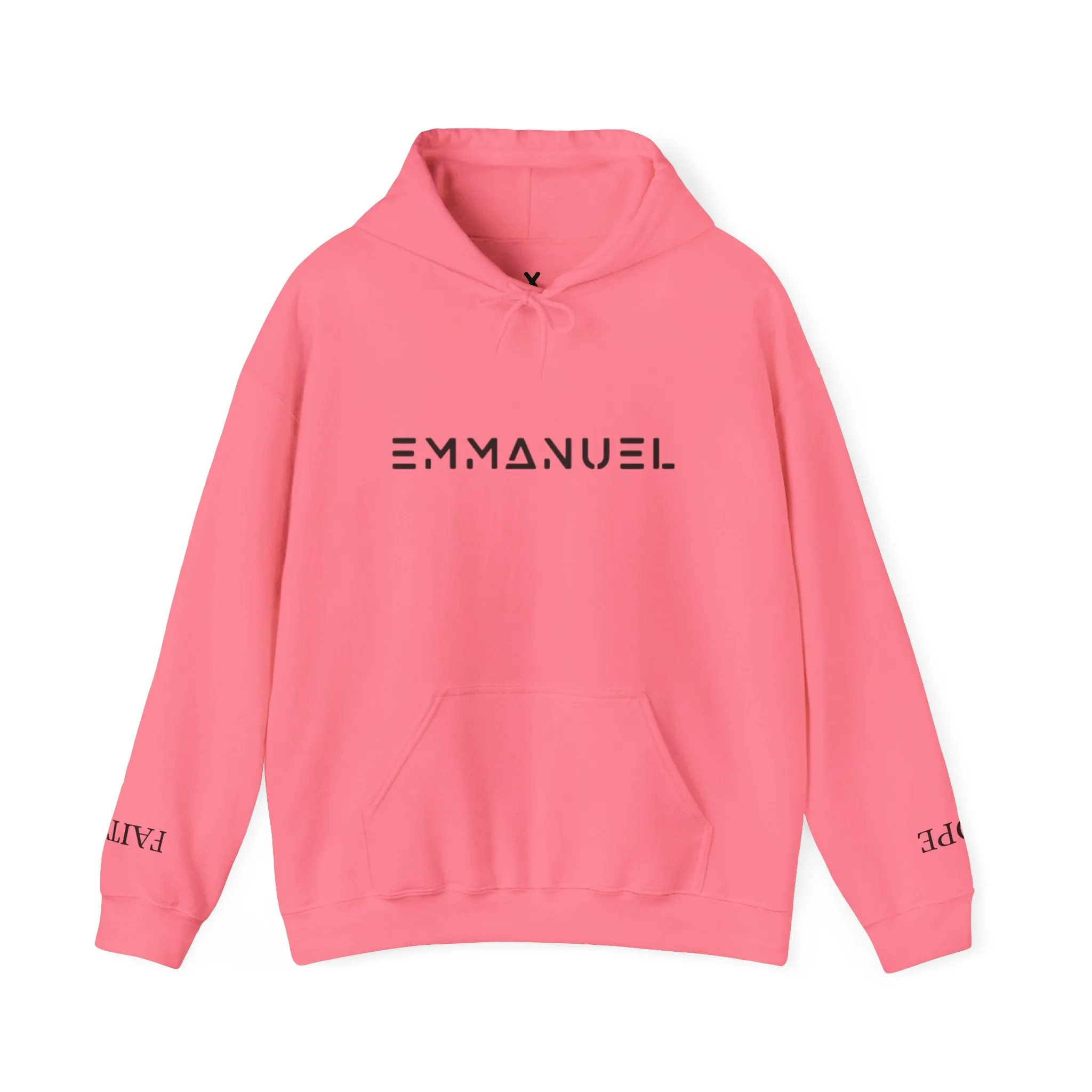 Emmanuel Unisex Heavy Blend™ Hoodie - Minimalist Design for Comfort and Style