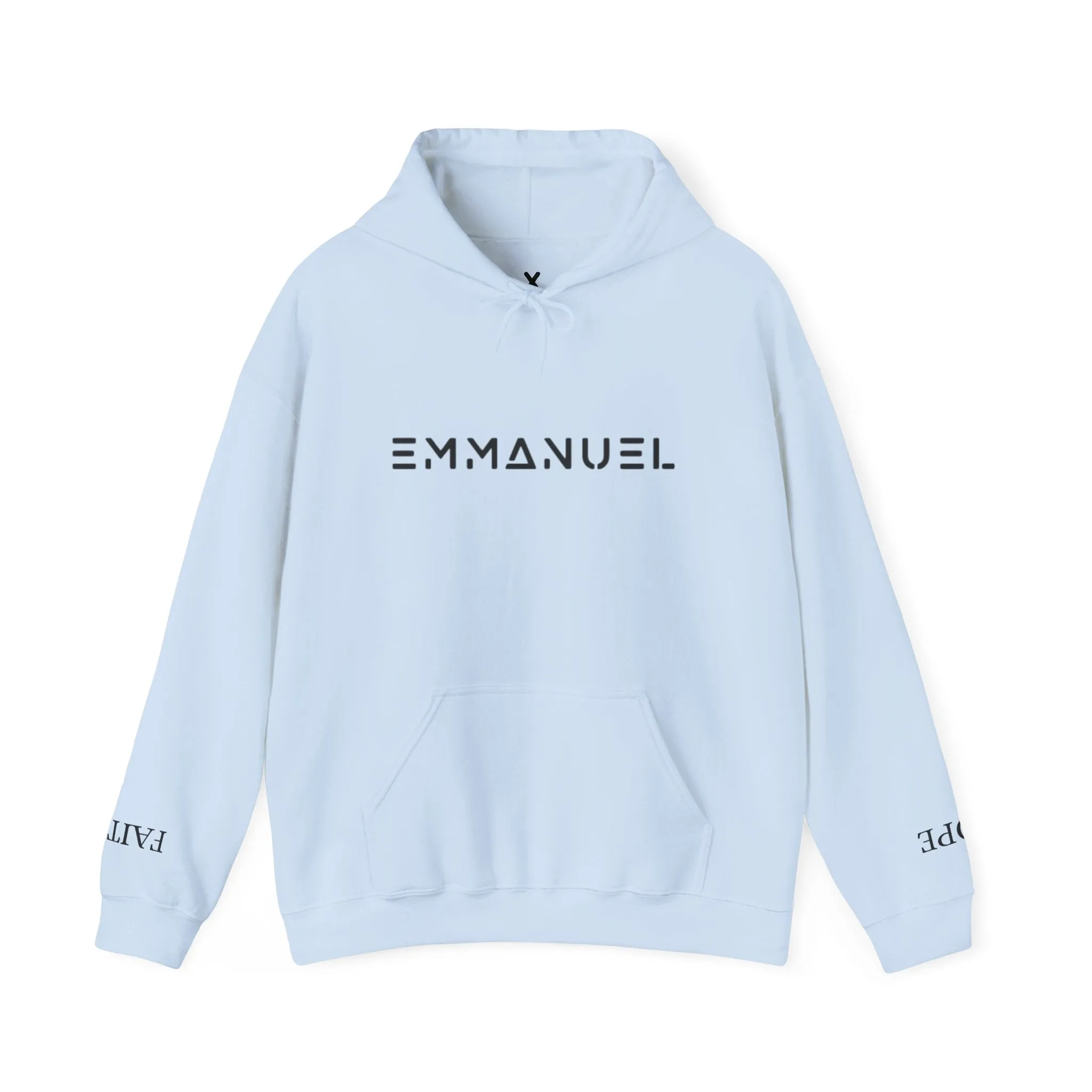 Emmanuel Unisex Heavy Blend™ Hoodie - Minimalist Design for Comfort and Style
