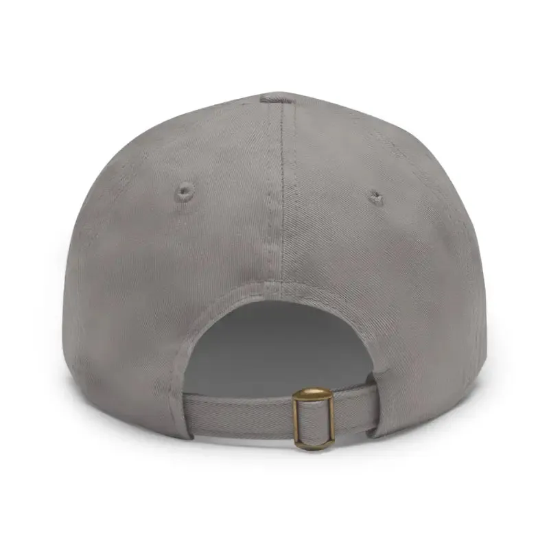 Enjoy Sunshine Dad Hat with Leather Patch