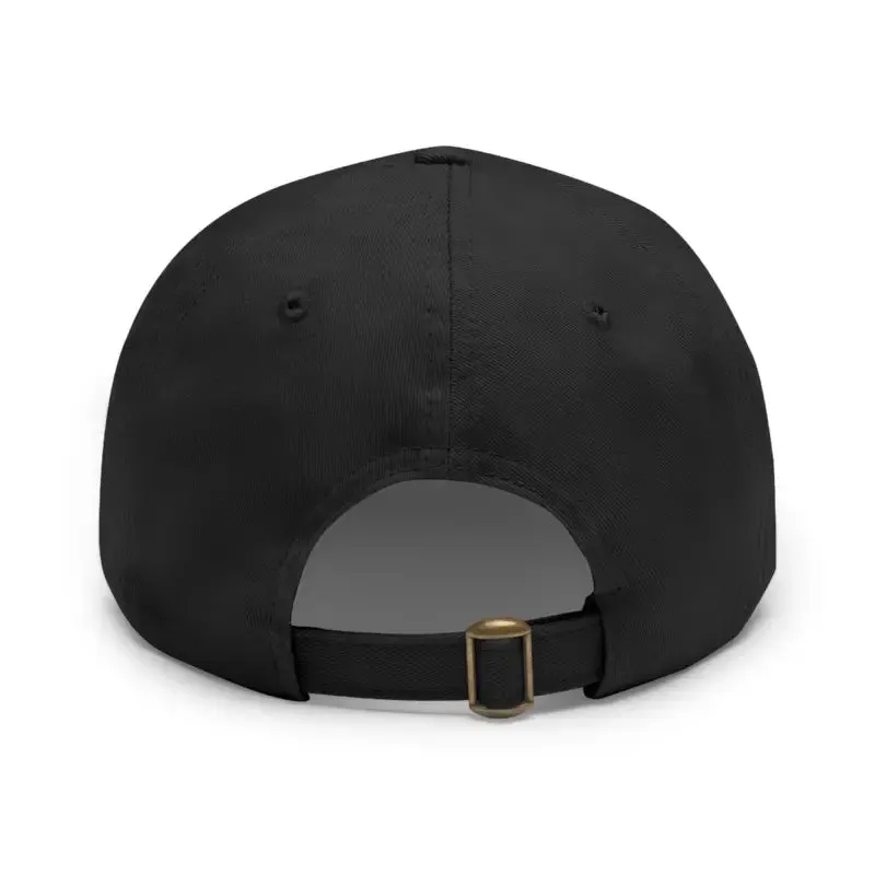Enjoy Sunshine Dad Hat with Leather Patch