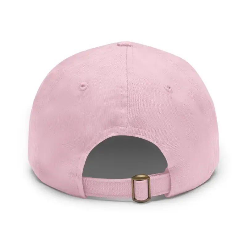 Enjoy Sunshine Dad Hat with Leather Patch