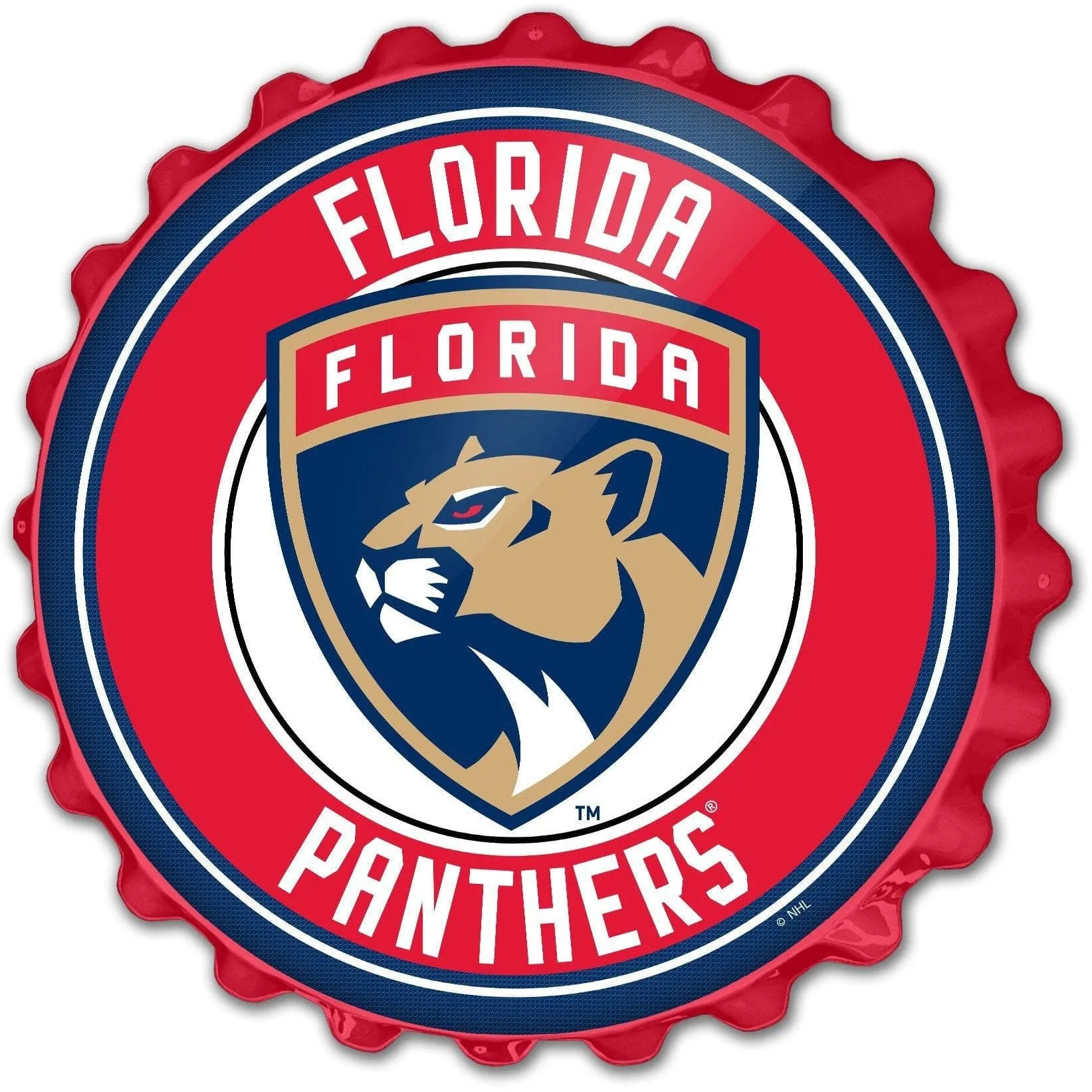 Florida Panthers: Bottle Cap Wall Sign