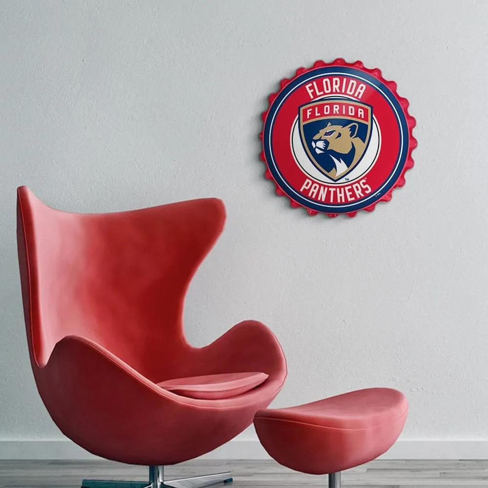 Florida Panthers: Bottle Cap Wall Sign