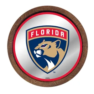 Florida Panthers: Mirrored Barrel Top Wall Sign
