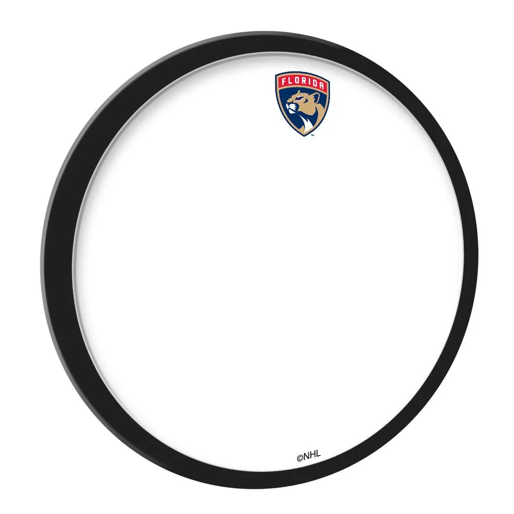 Florida Panthers: Modern Disc Framed Dry Erase Board