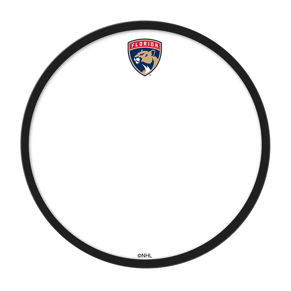 Florida Panthers: Modern Disc Framed Dry Erase Board