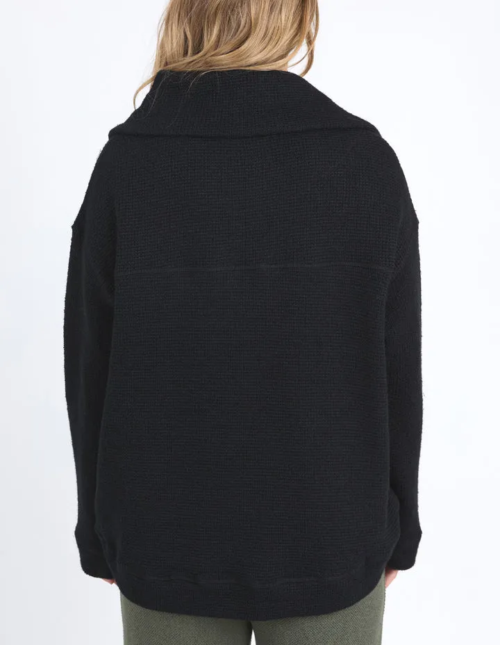 FOXWOOD HUNTSVILLE ZIP CREW BLACK