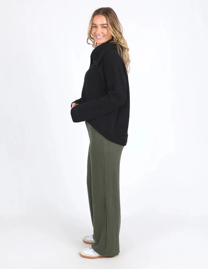 FOXWOOD HUNTSVILLE ZIP CREW BLACK