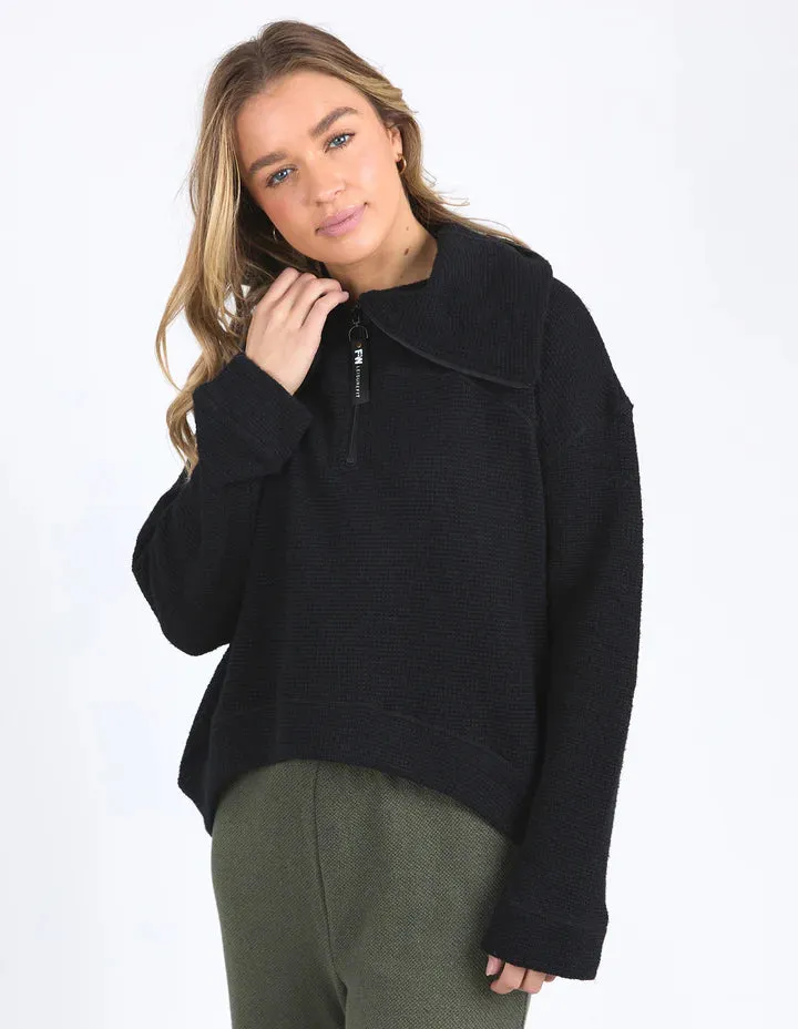 FOXWOOD HUNTSVILLE ZIP CREW BLACK