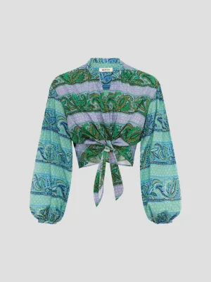 Fraiche Tie Front Shirt