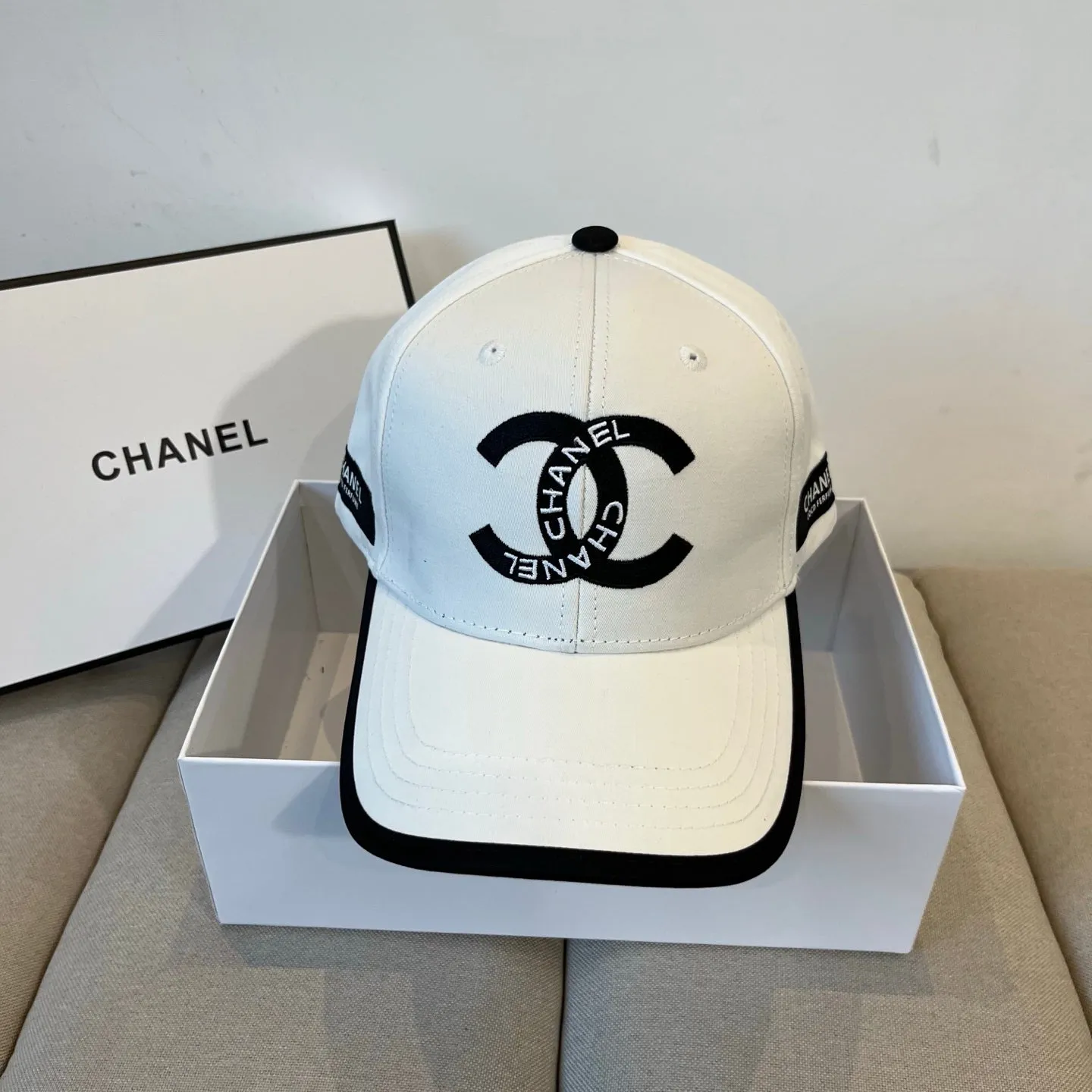 Funky two-tone hats