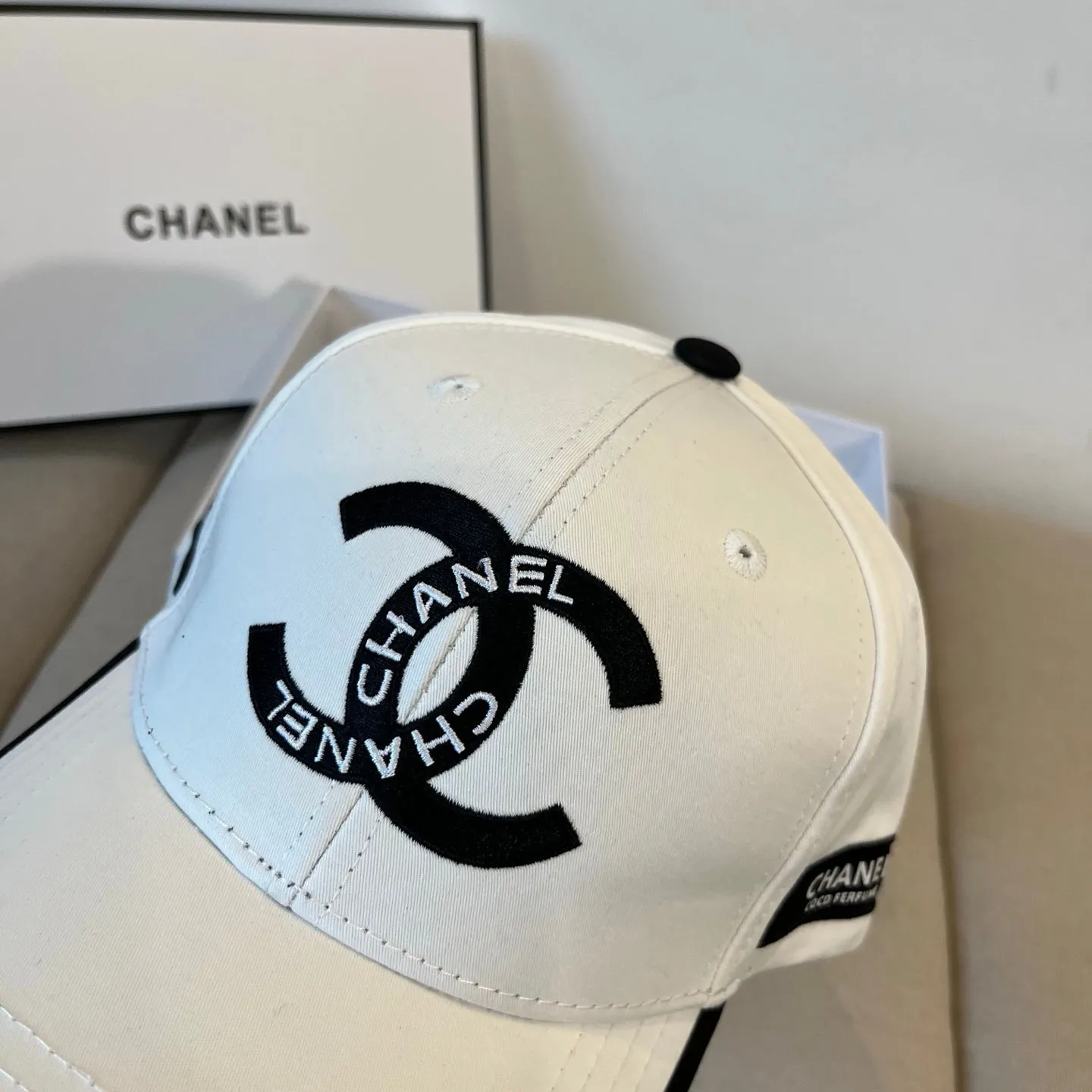 Funky two-tone hats