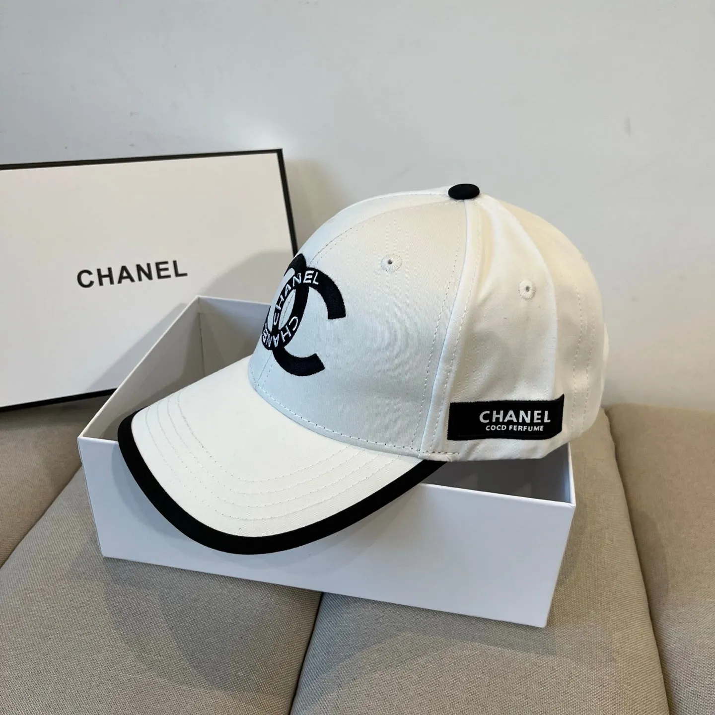 Funky two-tone hats