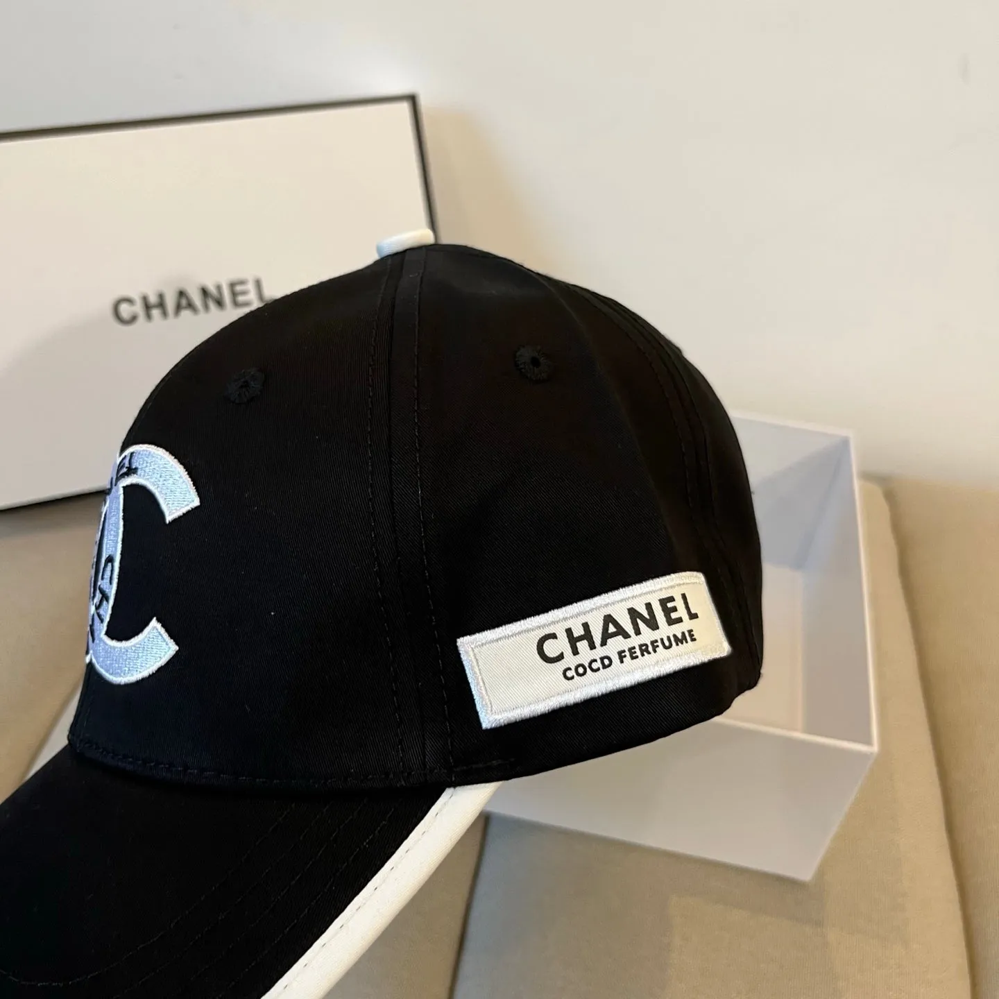 Funky two-tone hats