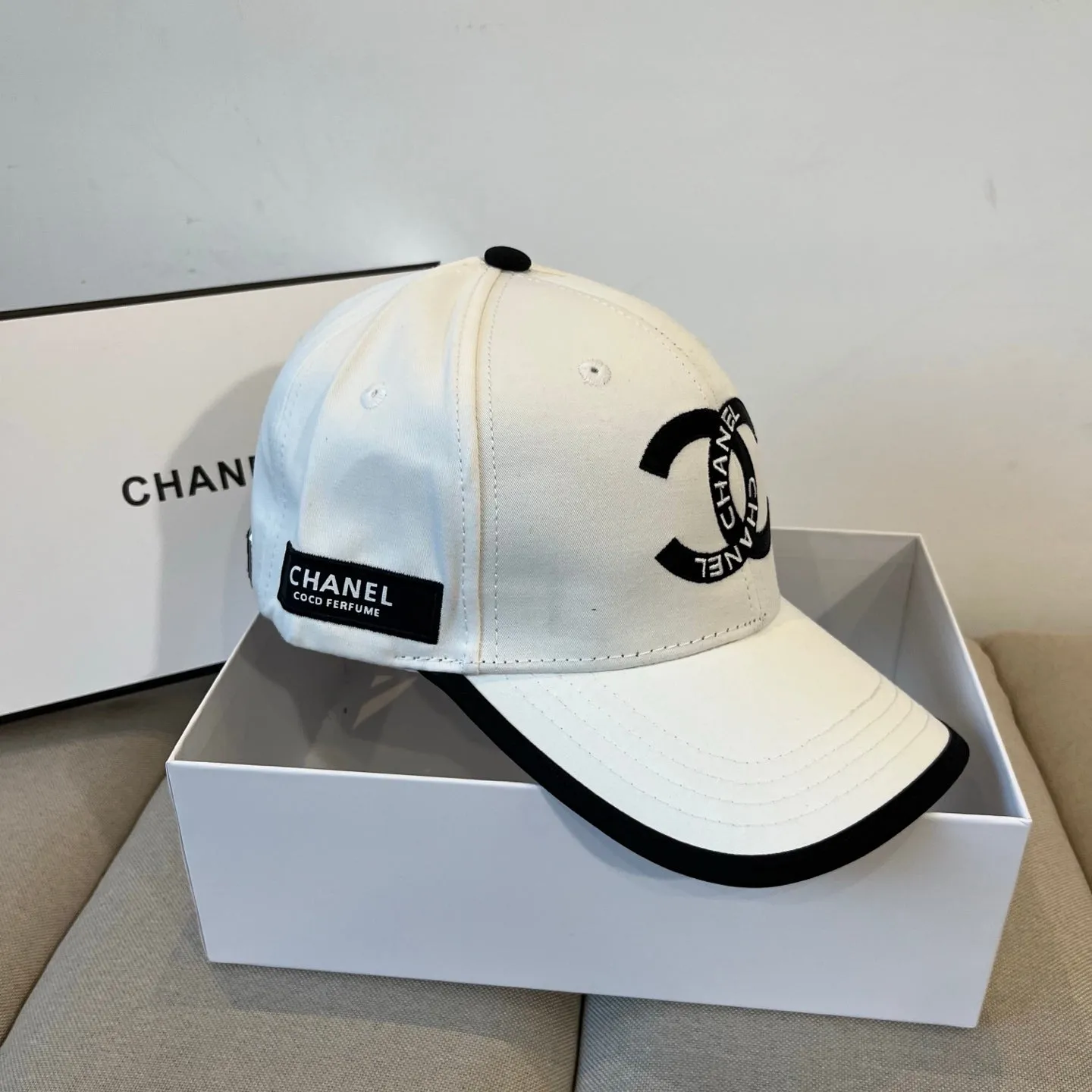 Funky two-tone hats