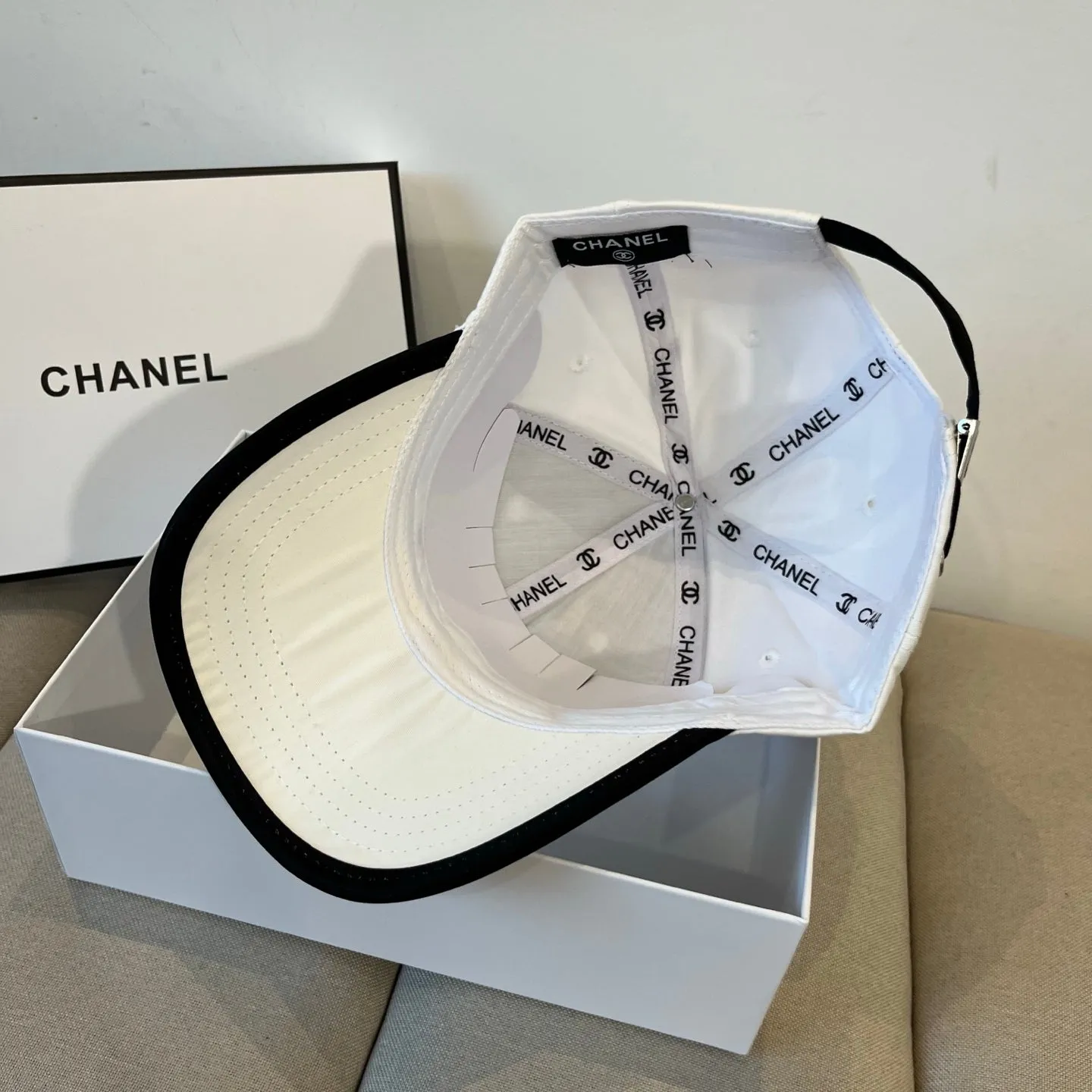 Funky two-tone hats