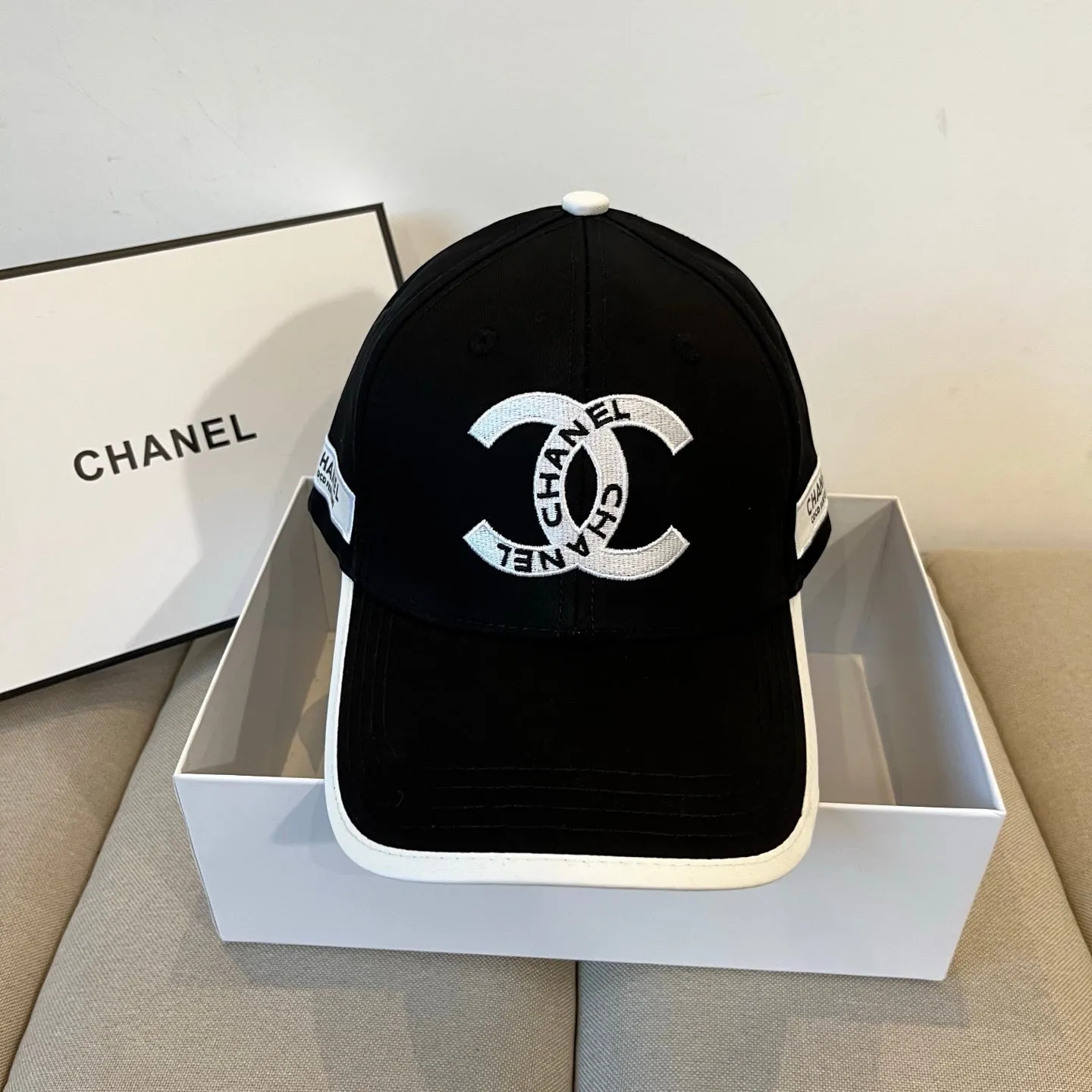 Funky two-tone hats