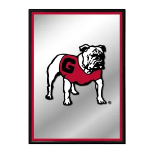 Georgia Bulldogs: Uga - Framed Mirrored Wall Sign
