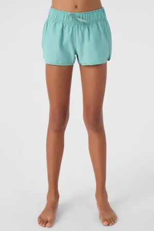 Girl's Saltwater Solid Lane's 2" Boardshorts