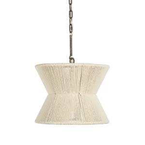 Gordon 1 - Light Single Geometric Pendant with Rope Accents Gabby