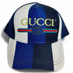 Gucci-Inspired Striped Trucker Cap