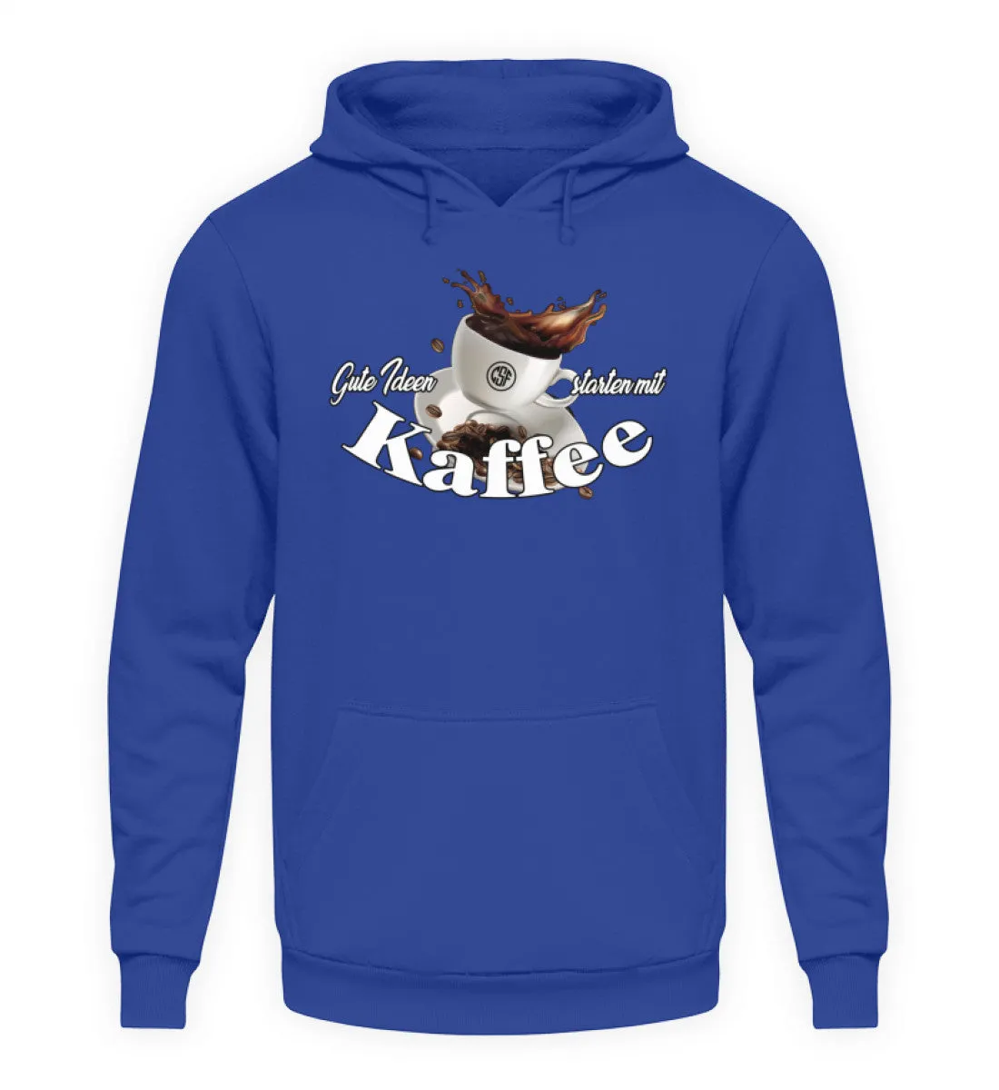 Gute Ideen starten mit Kaffee  - Unisex Kapuzenpullover Hoodie