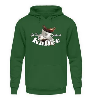 Gute Ideen starten mit Kaffee  - Unisex Kapuzenpullover Hoodie