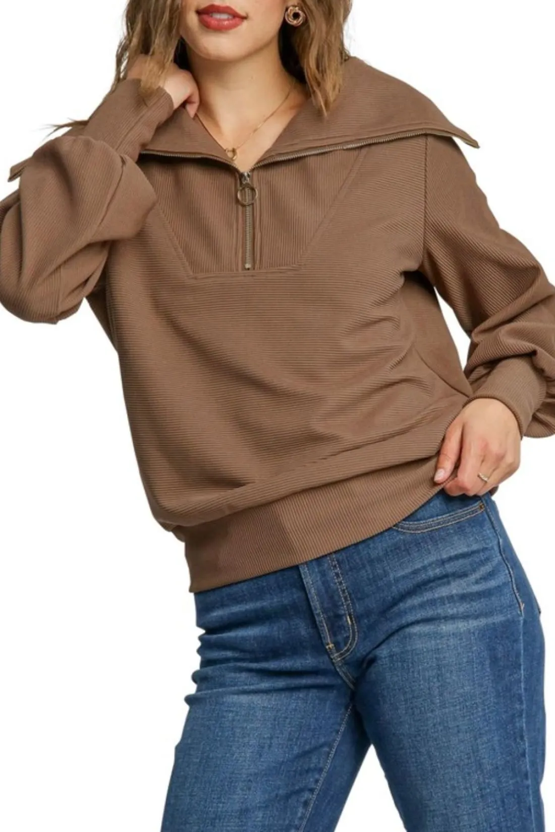Half Zipper Sweatshirt