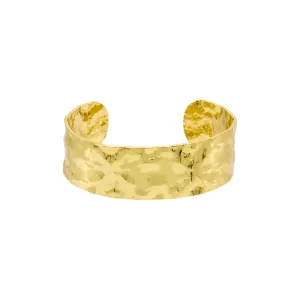 Hammered Cuff Bangle Bracelet