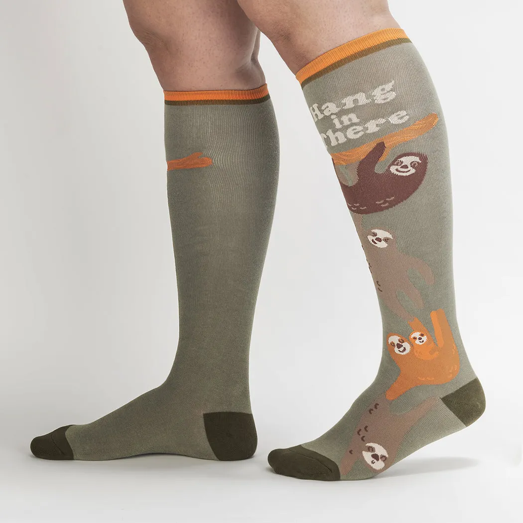 Hang in the Sloth Knee Socks