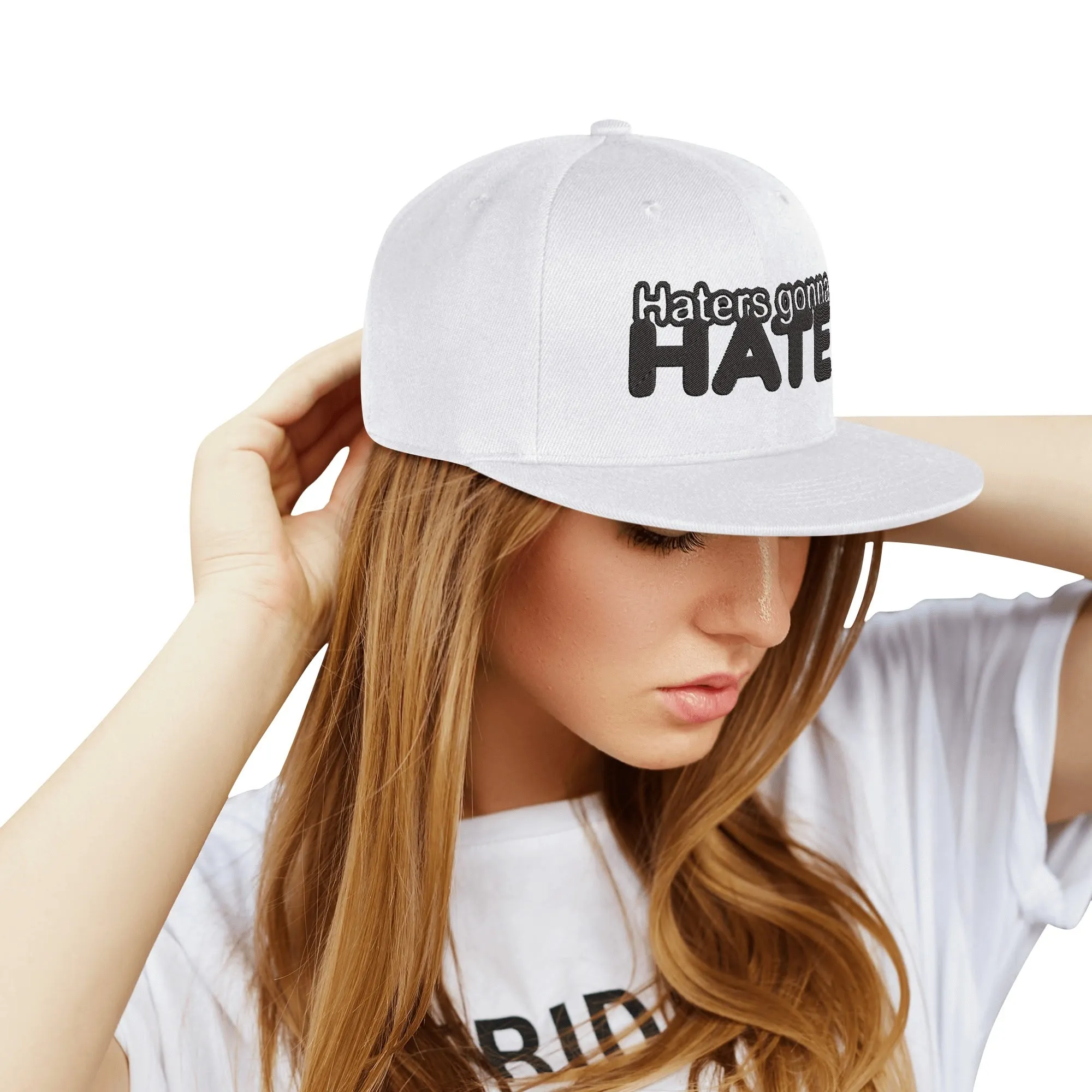 Haters Gonna Hate Embroidered Hip-hop Style Snapback