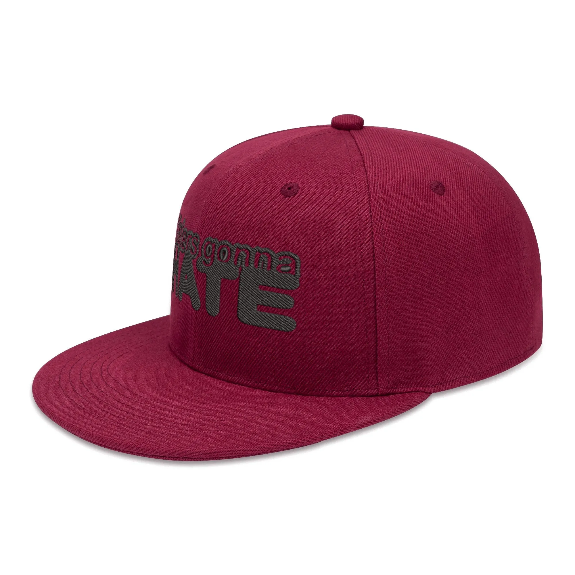 Haters Gonna Hate Embroidered Hip-hop Style Snapback