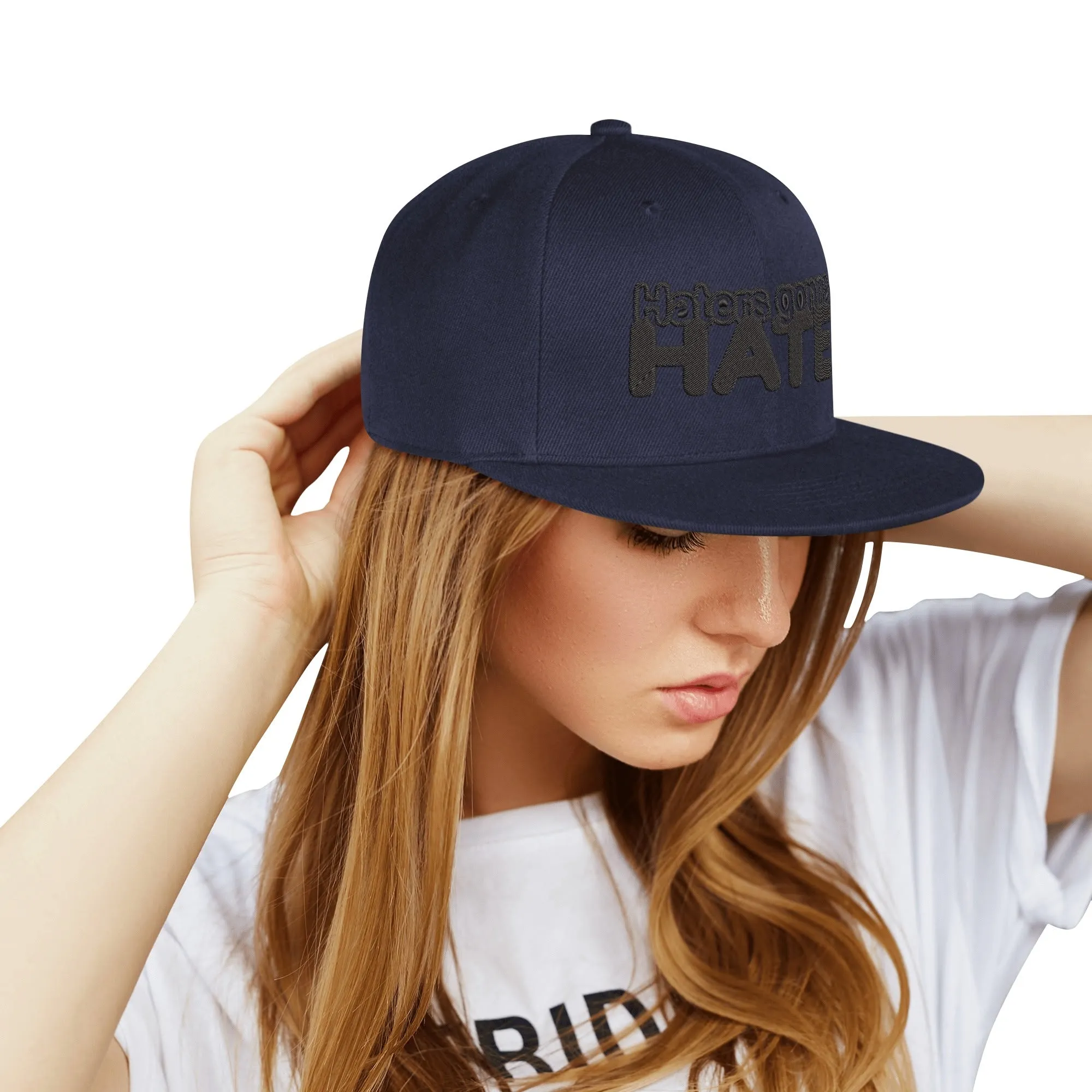 Haters Gonna Hate Embroidered Hip-hop Style Snapback