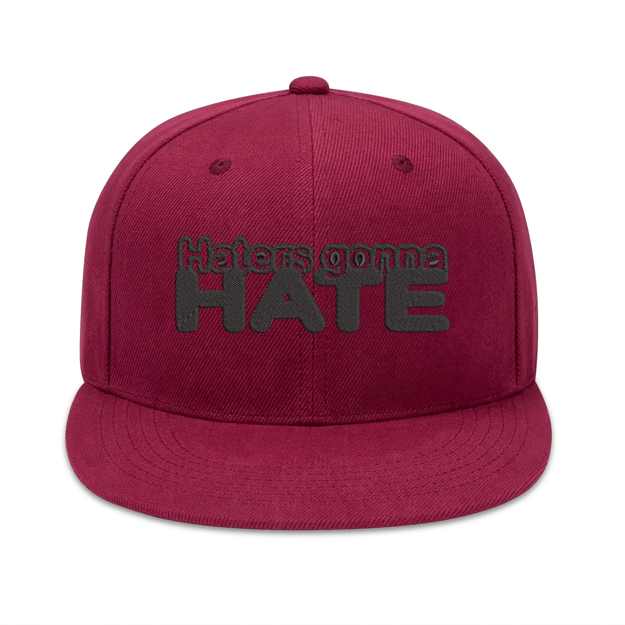 Haters Gonna Hate Embroidered Hip-hop Style Snapback