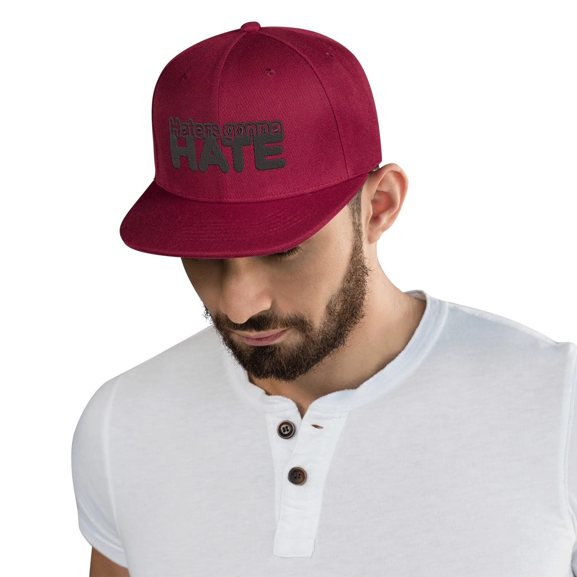 Haters Gonna Hate Embroidered Hip-hop Style Snapback