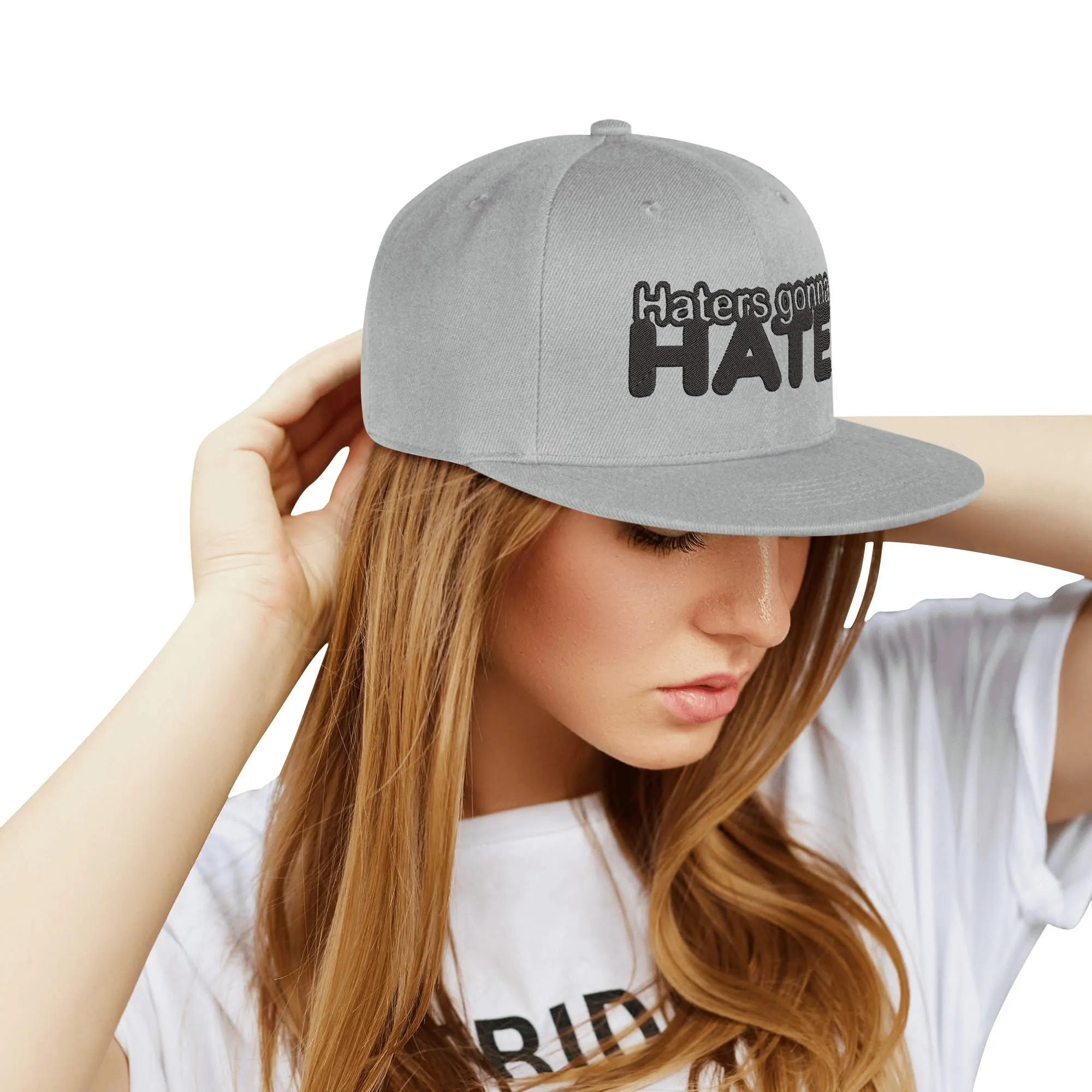 Haters Gonna Hate Embroidered Hip-hop Style Snapback