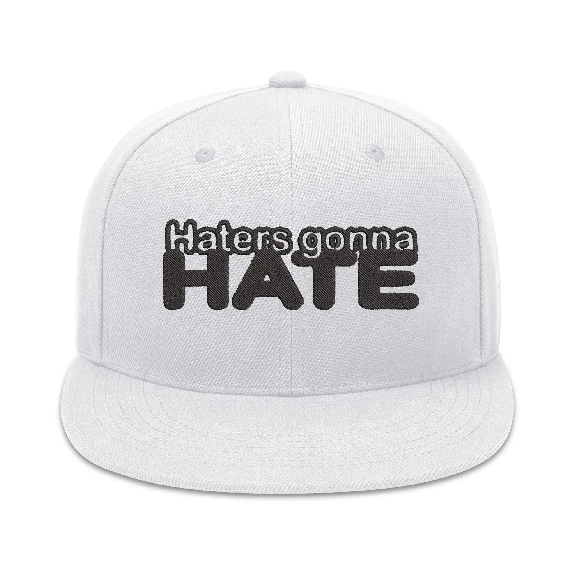 Haters Gonna Hate Embroidered Hip-hop Style Snapback