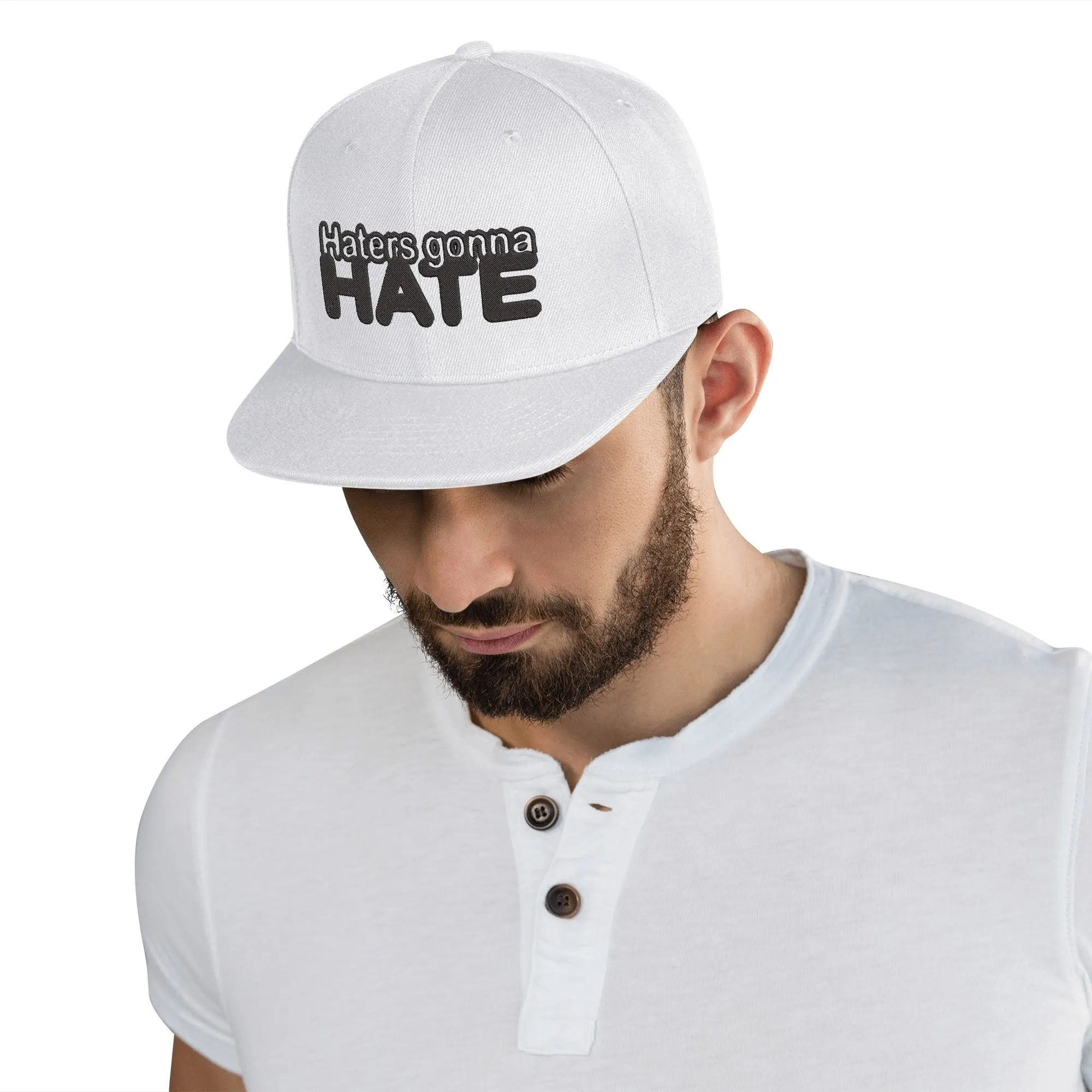 Haters Gonna Hate Embroidered Hip-hop Style Snapback