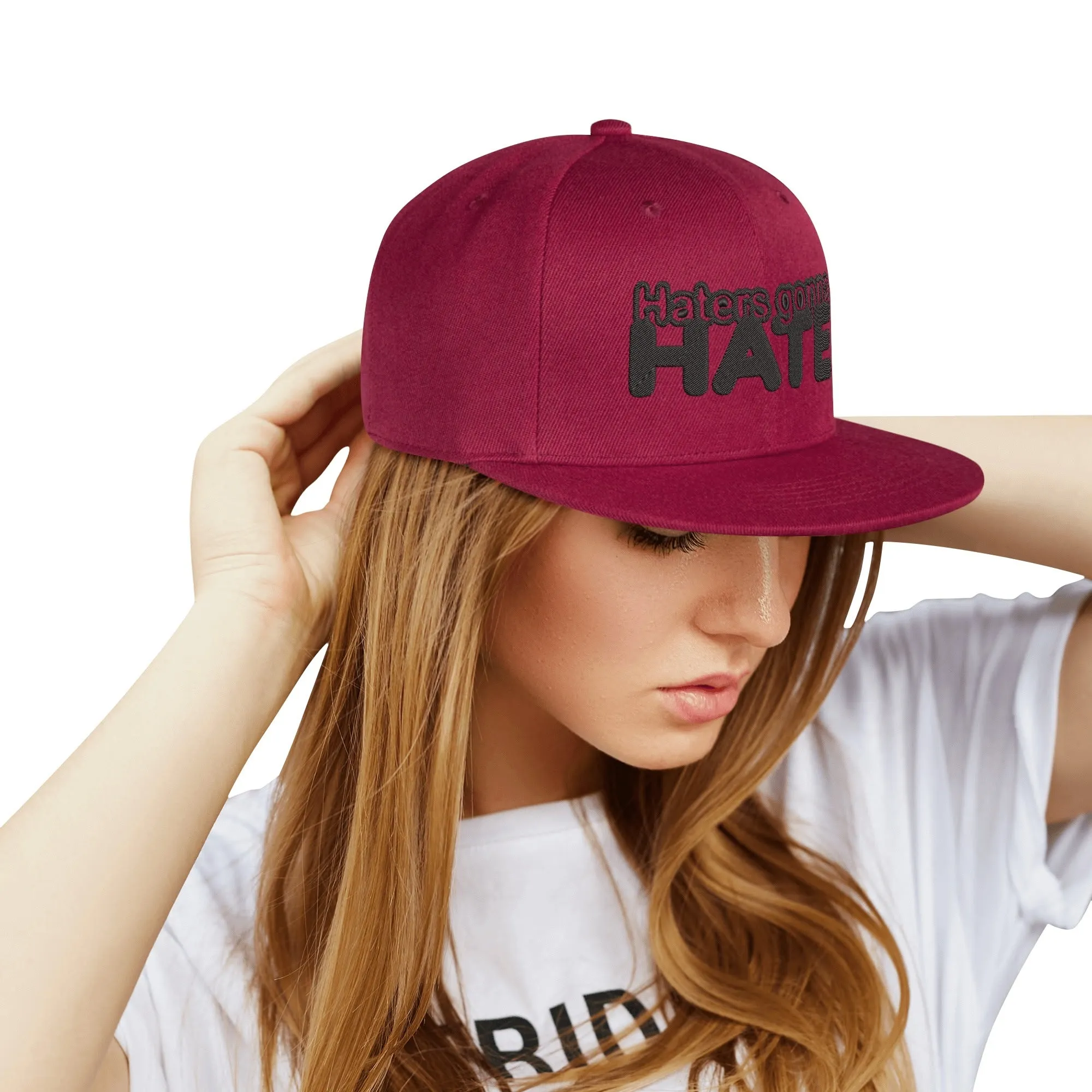 Haters Gonna Hate Embroidered Hip-hop Style Snapback