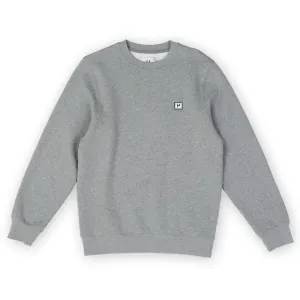 Haven Surf - Base Crew Sweat w/ H - logo patch - Heather Grey