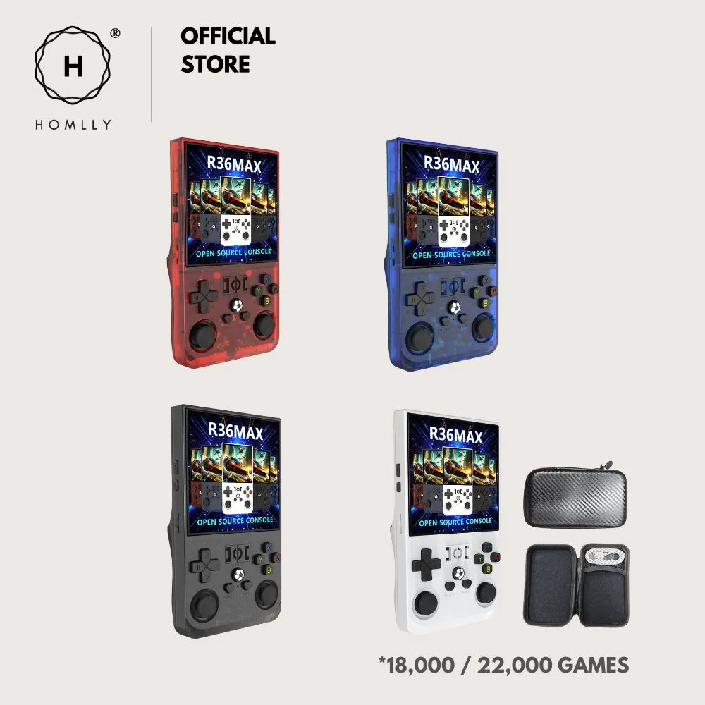 Homlly Max Retro Handheld Video Game Console (22,000  Games 30  Simulators)