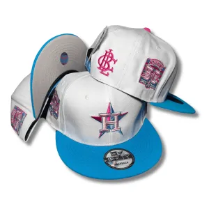 Houston Astros 50th Anniversary White and Blue - Snapback Cap