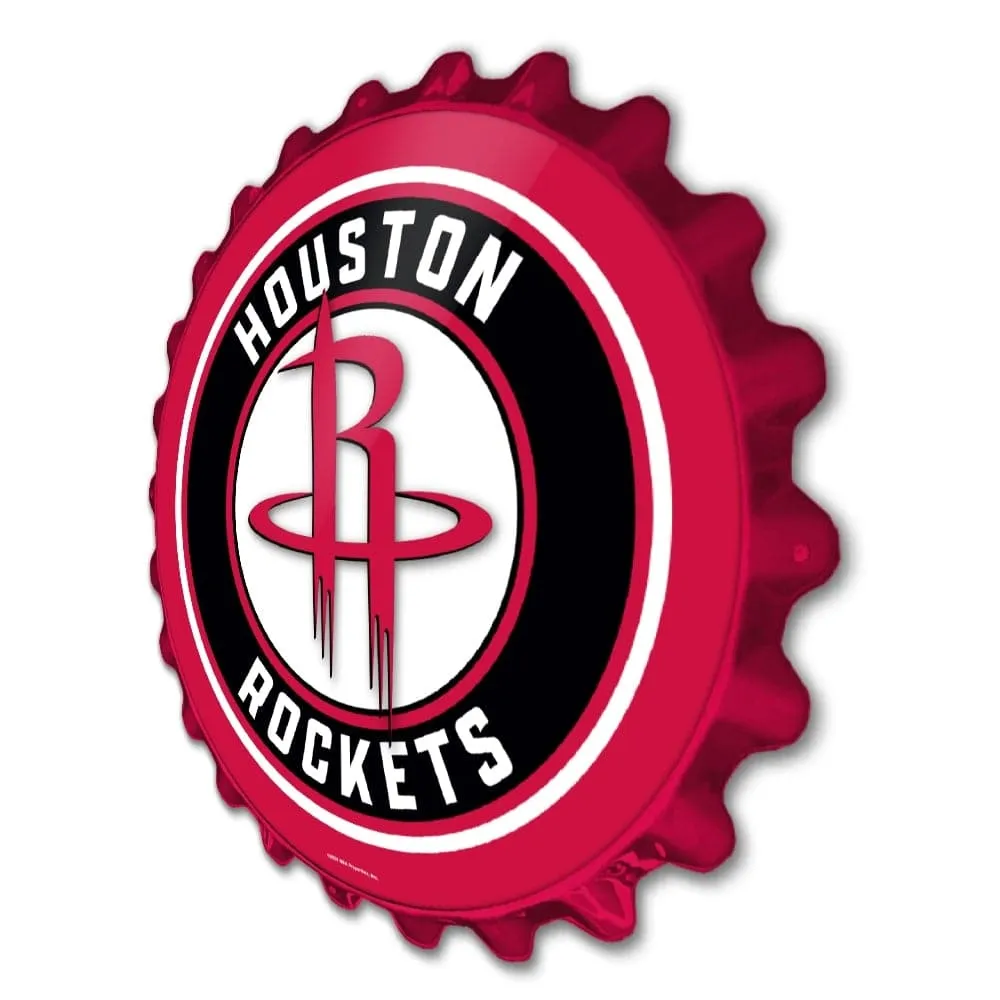 Houston Rockets: Bottle Cap Wall Sign