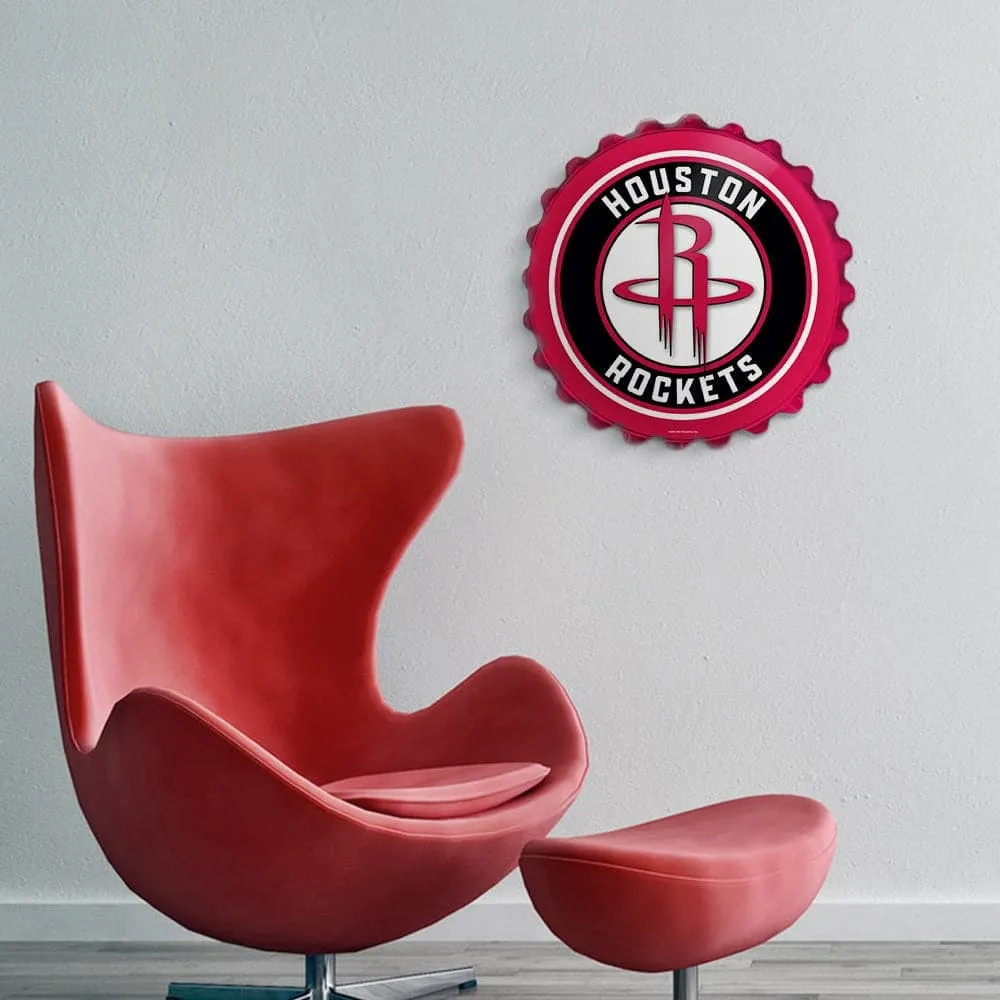 Houston Rockets: Bottle Cap Wall Sign
