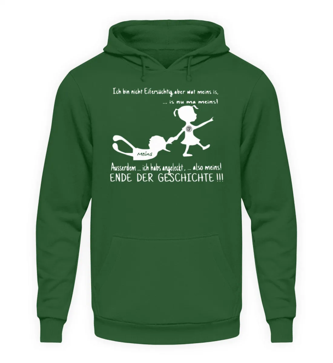 Ich bin nicht Eifersüchtig ...  - Unisex Kapuzenpullover Hoodie