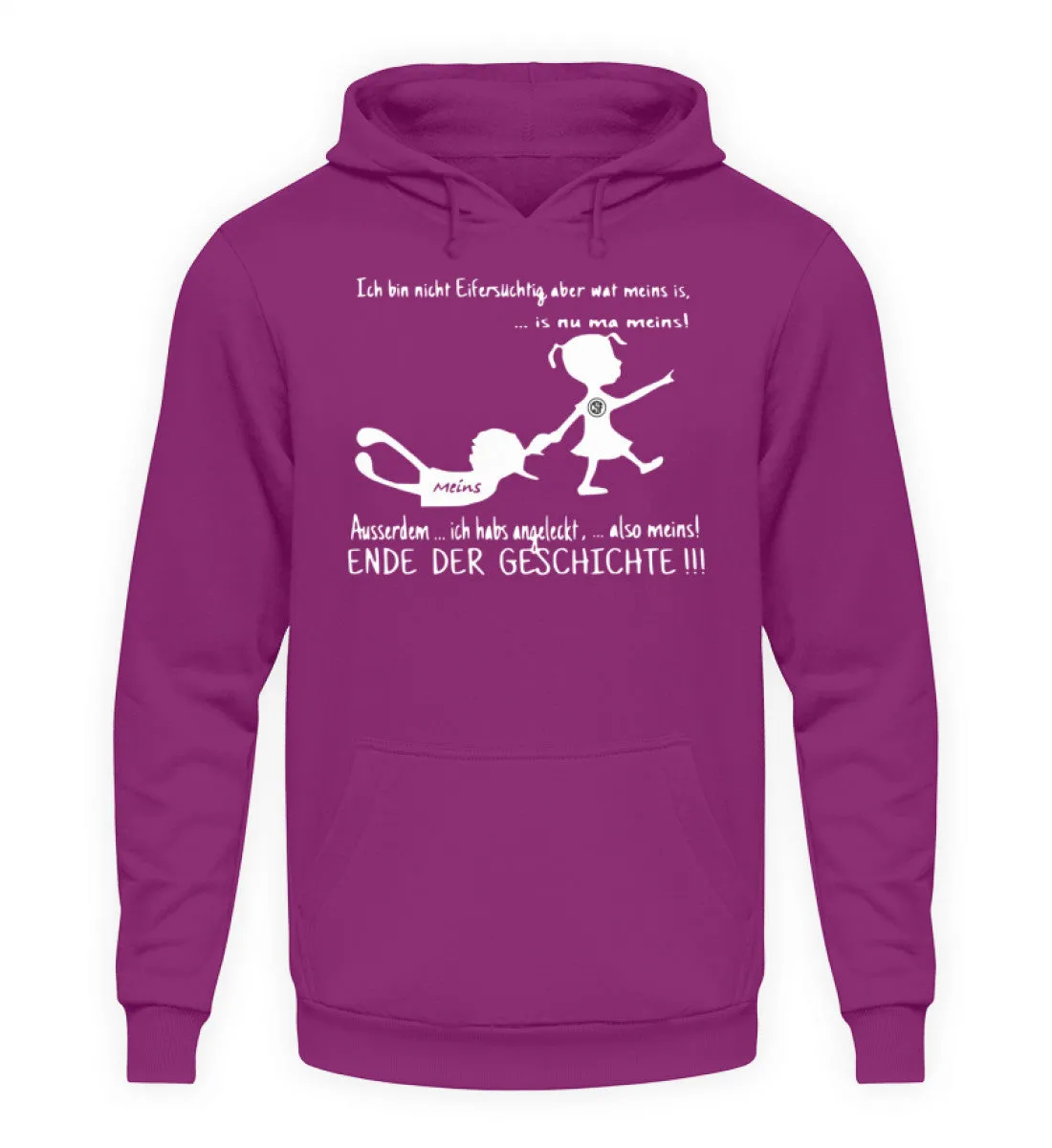Ich bin nicht Eifersüchtig ...  - Unisex Kapuzenpullover Hoodie