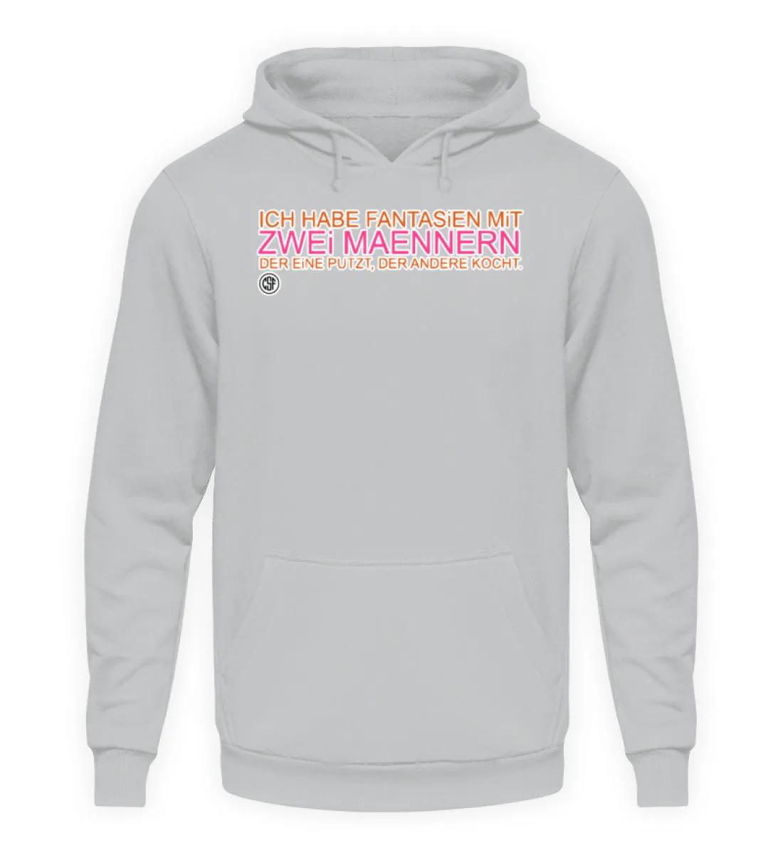 Ich habe Fantasien mit zwei Männern der  - Unisex Kapuzenpullover Hoodie