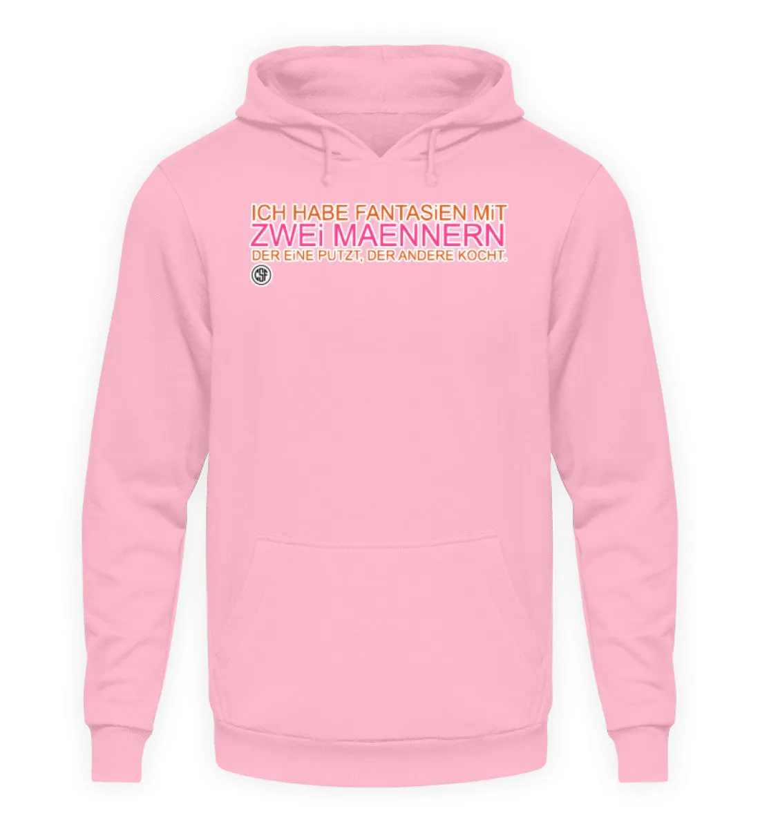 Ich habe Fantasien mit zwei Männern der  - Unisex Kapuzenpullover Hoodie